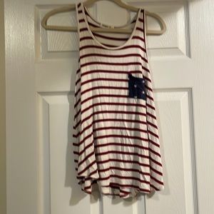 GINGER G Stars and Stripes tank size medium